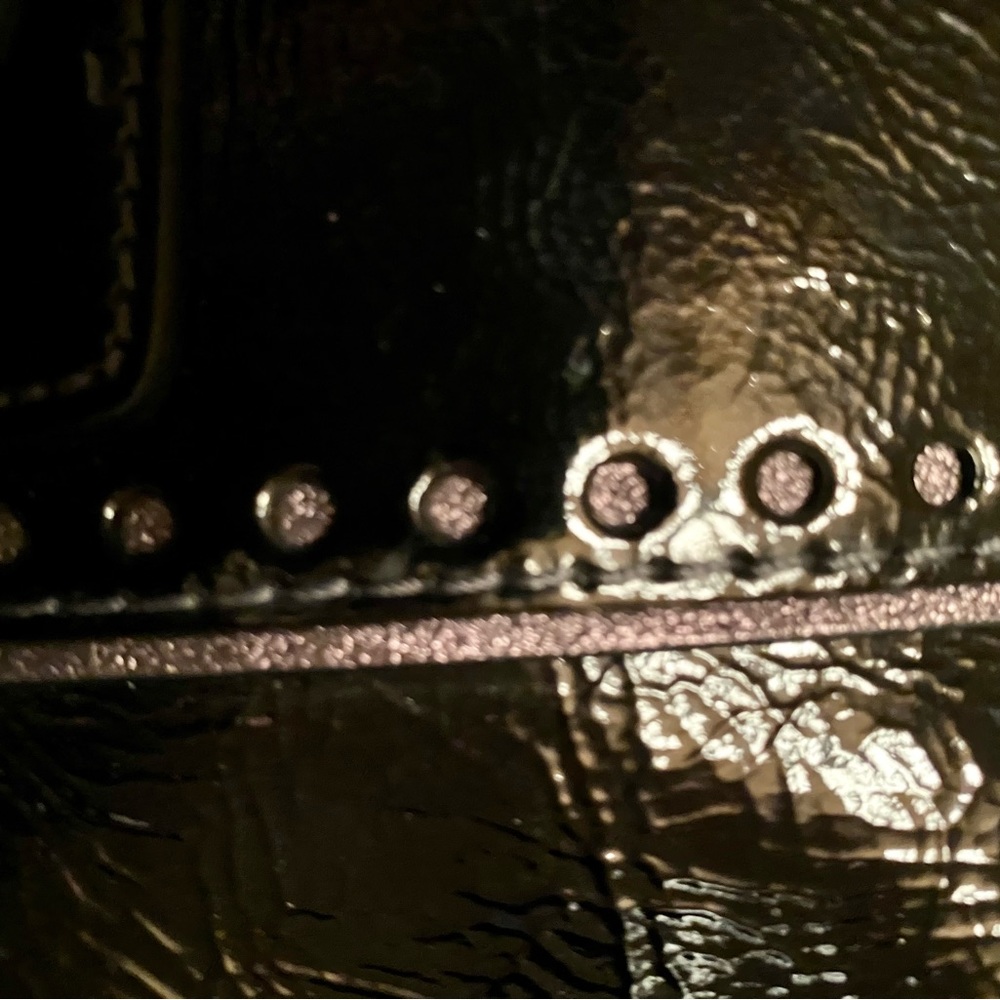 Coach Black Patent Leather Tote - Picture 8 of 9